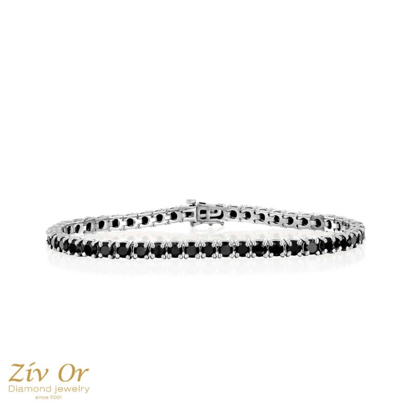 # צמיד טניס שוקולד 0.56ct  B-354