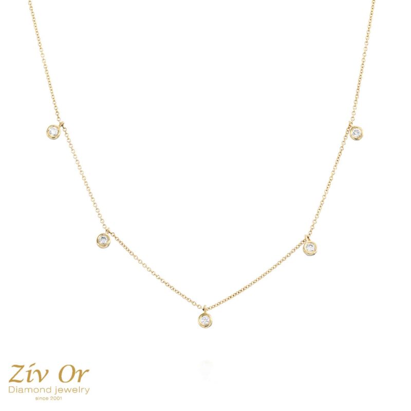 תליון יהלומים 0.42ct P-722