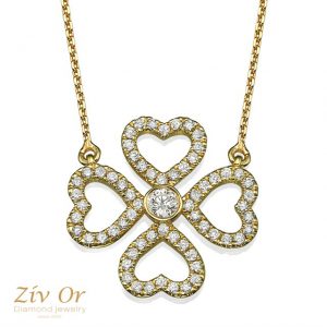 # תליון לבבות של שמחה 0.61ct P-701