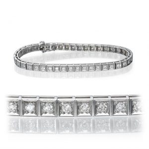 צמיד טניס שוקולד 2.00ct B-300