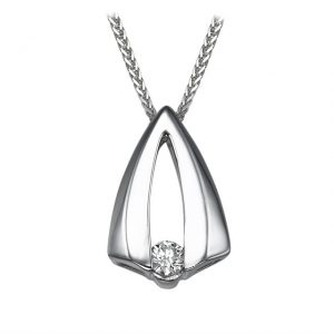 # תליון פירמידה 0.18ct P-507