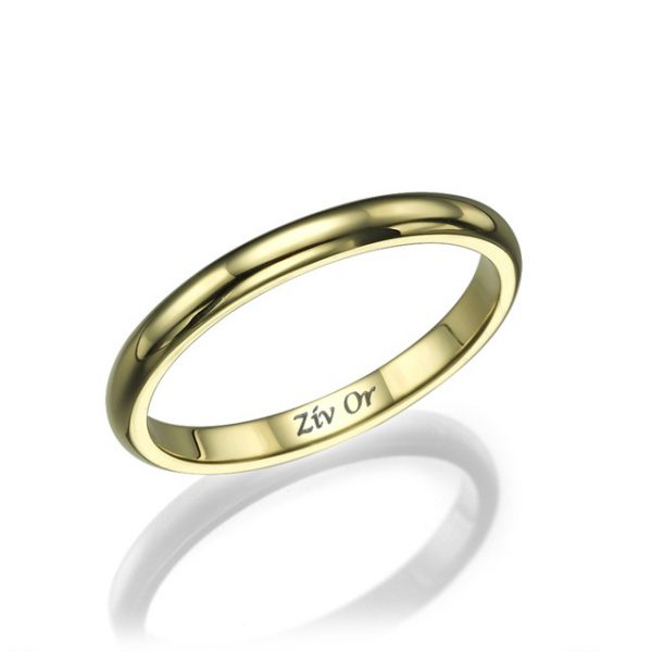 טבעת נישואין כשרה W-708