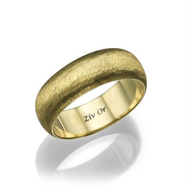 טבעת נישואין מחוספסת W-786-a
