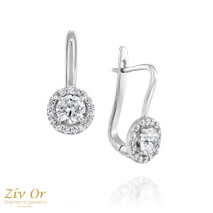 # עגילים תלויים מרהיבים 1.22ct E-701