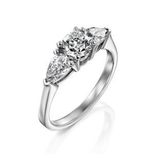 טבעת אירוסין יהלום צד 1.20ct SR-1041w