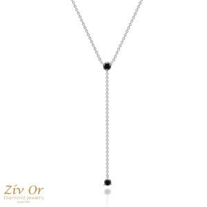 # תליון עניבה יהלומים שחורים 0.45ct